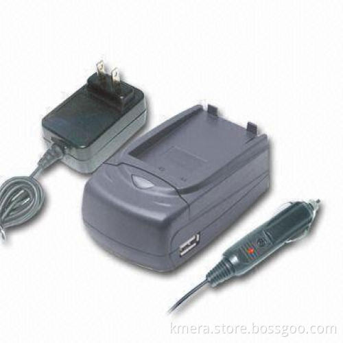 Digital Camera Battery Charger with USB Port and Six-in-one Multifunction